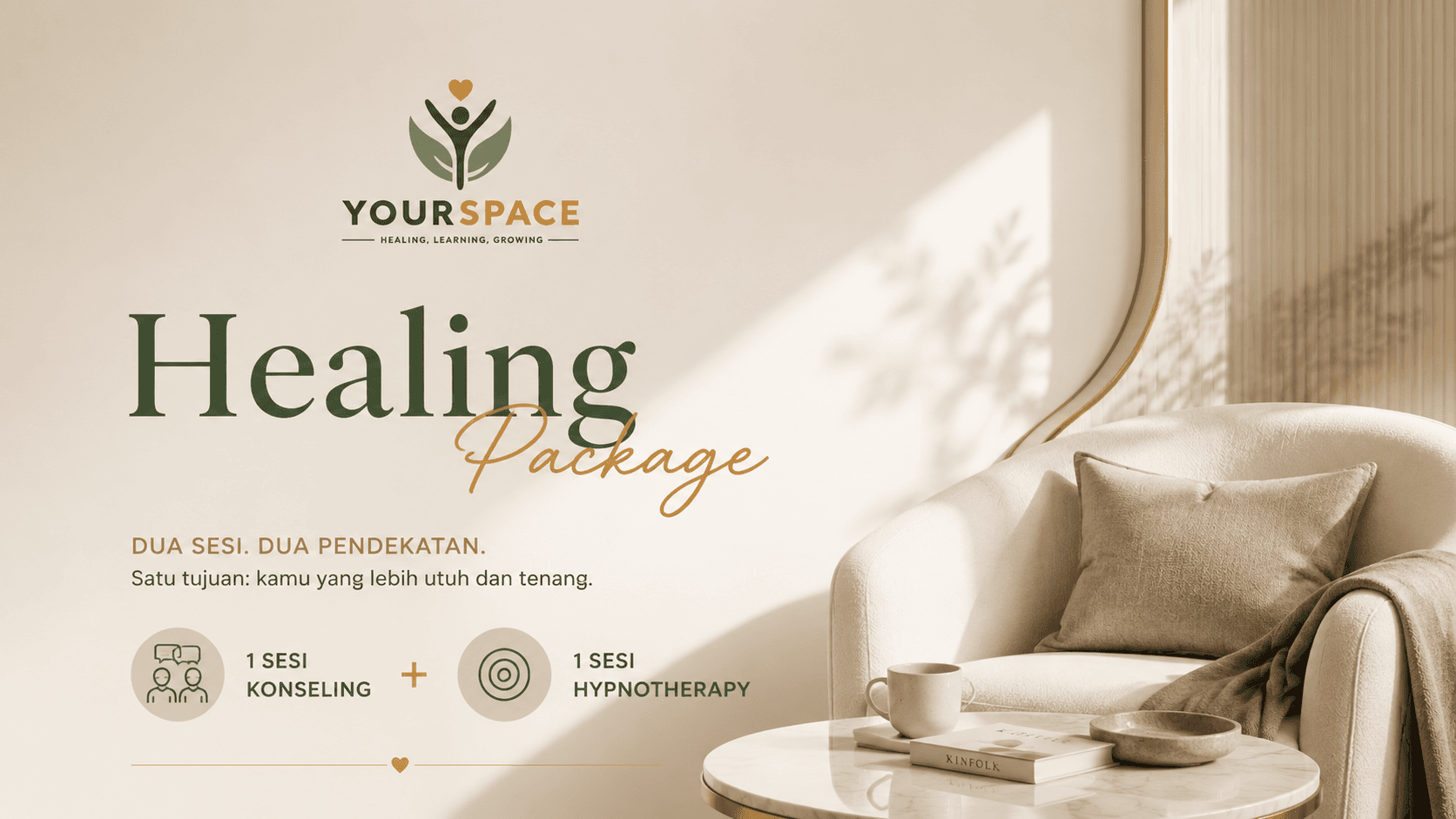 Healing Package (Konseling+ Hypnotherapy)